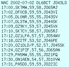 Log file